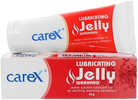 Carex Lubricating Jelly - Warming | Greaseless Transparent Water Soluble and Non-Irritating | For An Exciting Warming Sensation | 60gm