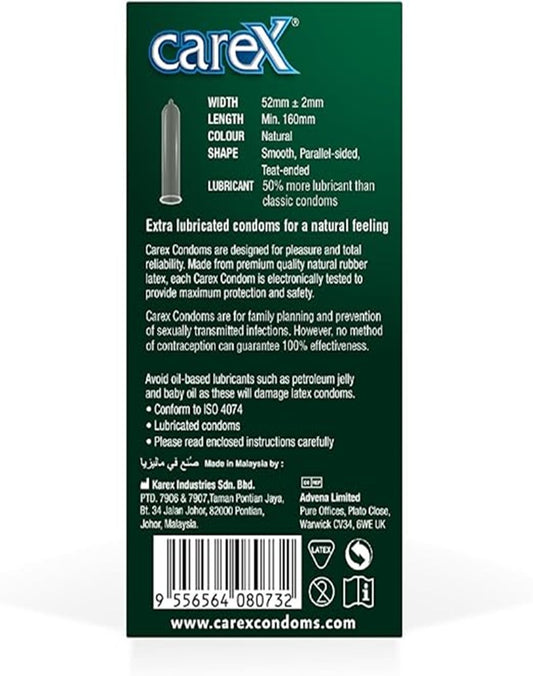 CareX Classic Extra Lube 12-Piece