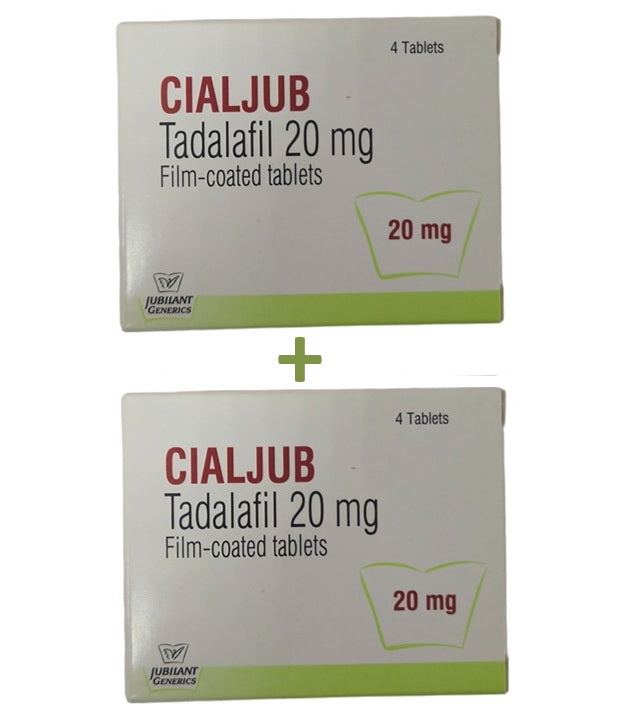 CIALJUB 20 mg 8 Tablets (2 Combo)