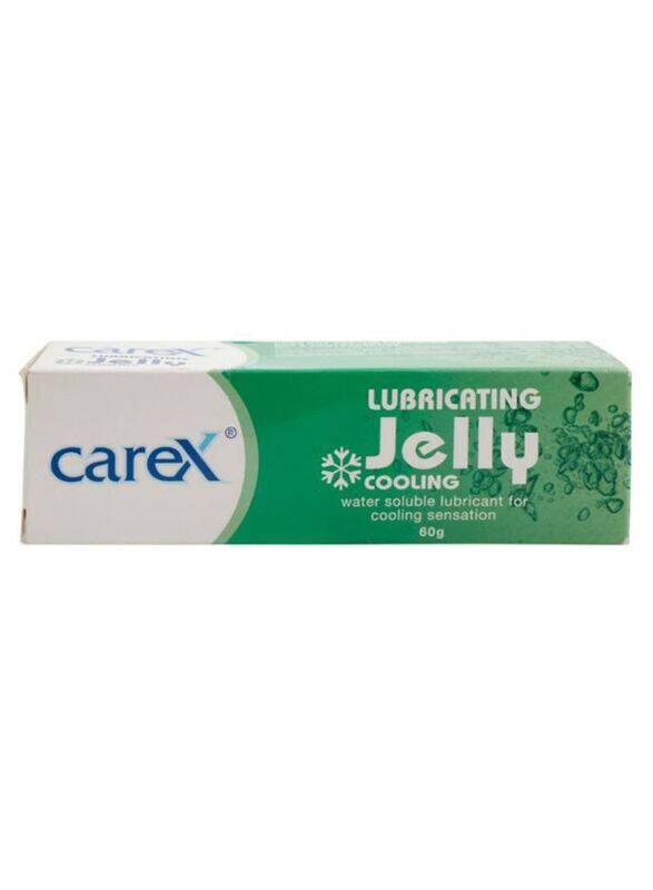 Carex Lubricating Jelly - Cooling | Greaseless Transparent Water Soluble and Non-Irritating | For An Exciting Cooling Sensation | 60gm
