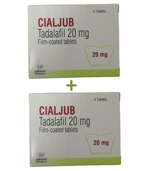 CIALJUB 20 mg  8 Tablets (2 Combo)