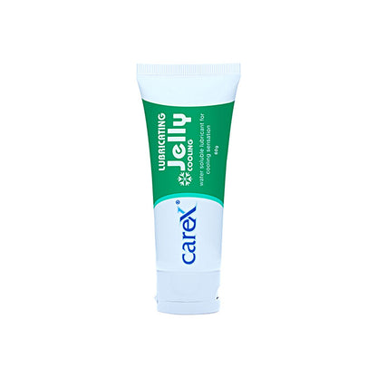 Carex Lubricating Jelly - Cooling | Greaseless Transparent Water Soluble and Non-Irritating | For An Exciting Cooling Sensation | 60gm
