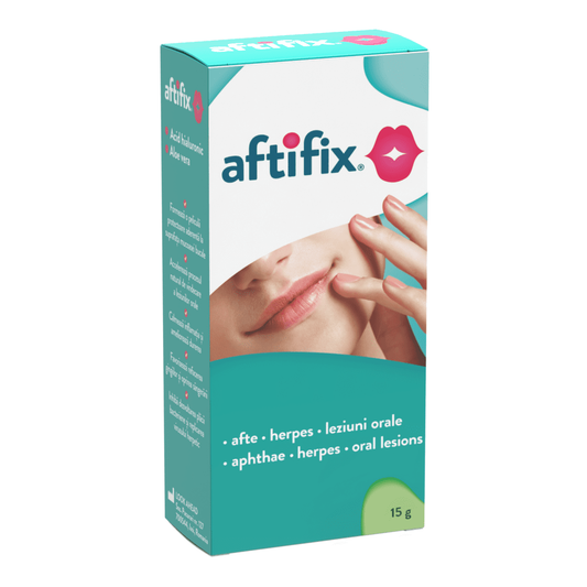 Aftifix oral gel ,relief oral herpes, 15g