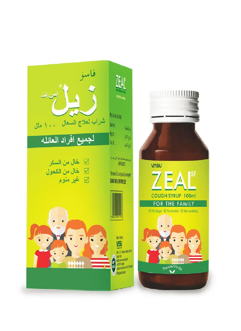 Zeal SF Cough syrup 100ml Bottle
